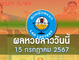 ตรวจหวยลาว 15/07/67